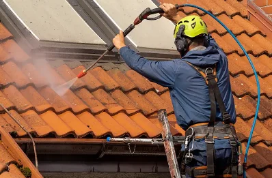 Démoussage et hydrofuge de toiture à Prades